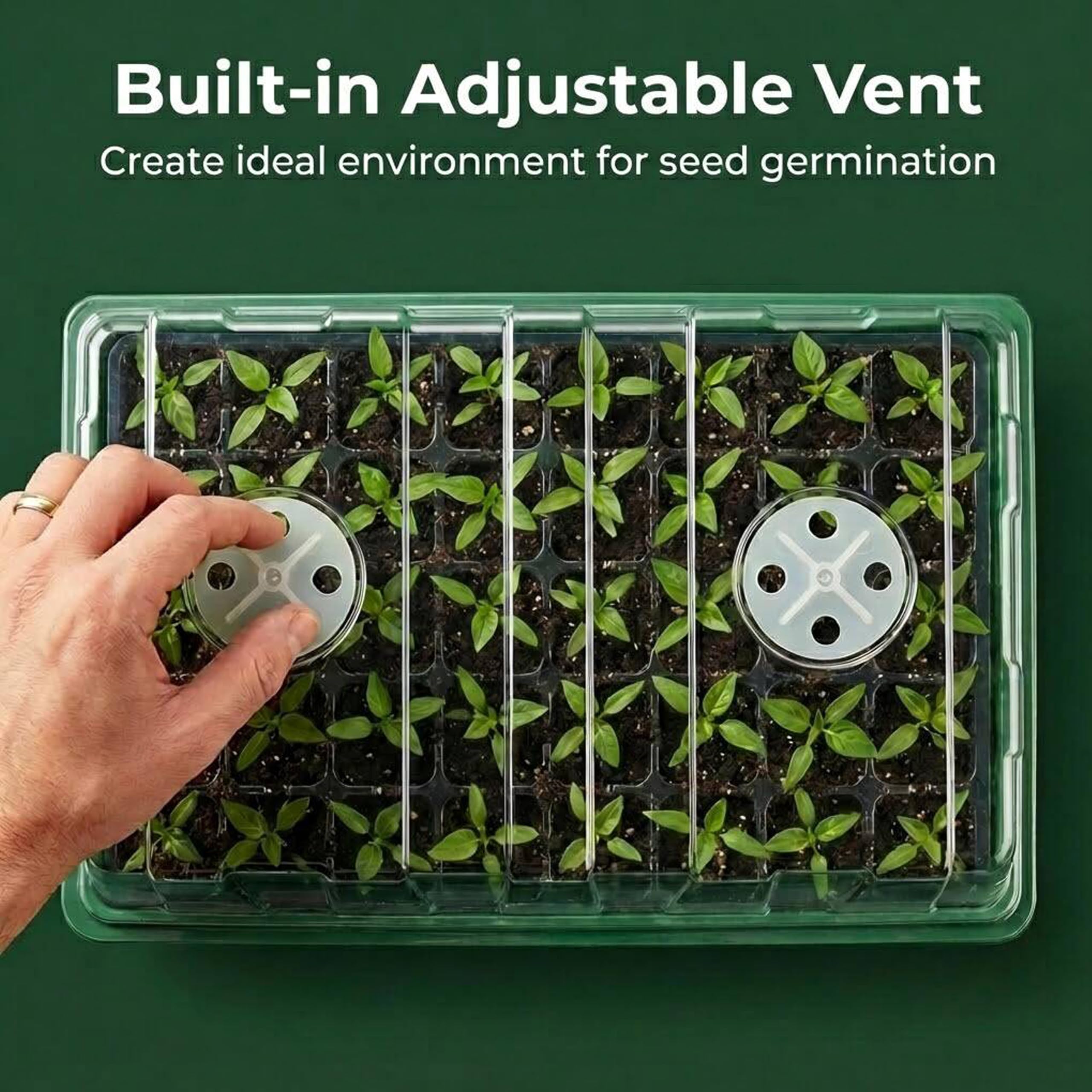 Gardzen plant tags with marker for clear labeling.