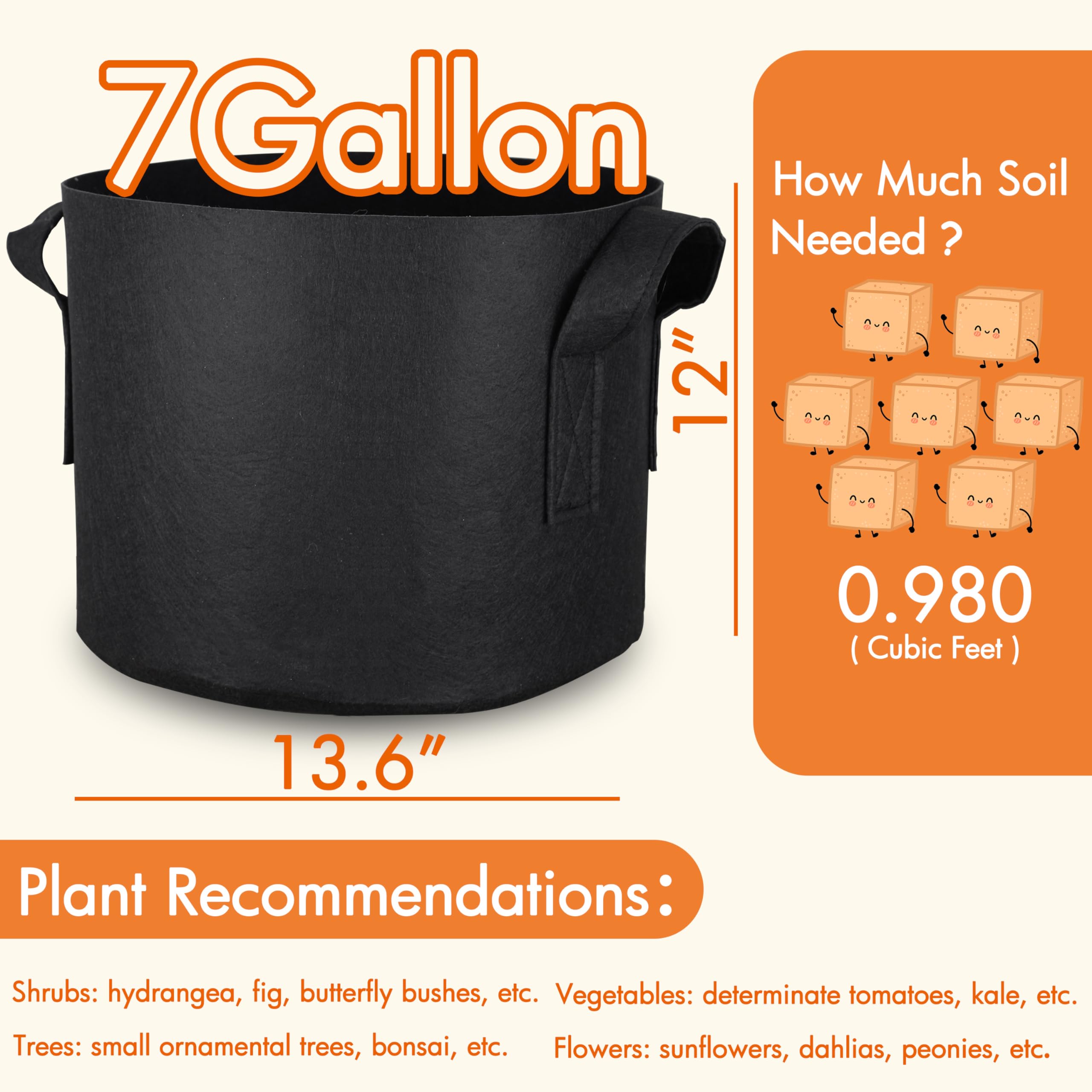 Gardzen bag great for potatoes, peppers, and tomatoes.