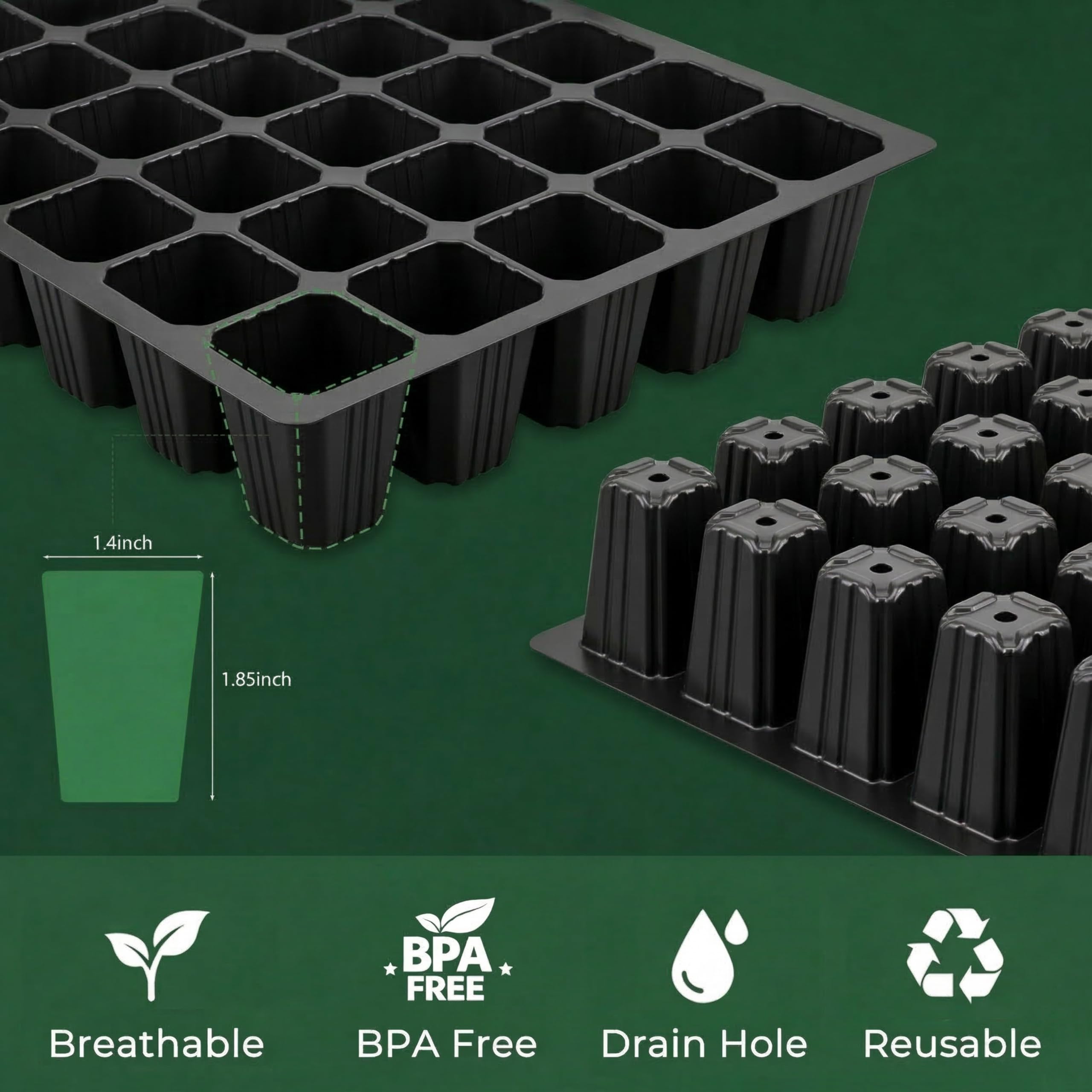 Gardzen propagator kit setup for efficient seed starting in small spaces.