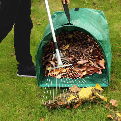 Gardzen recycling-ready bag ideal for leaves and clippings collection.
