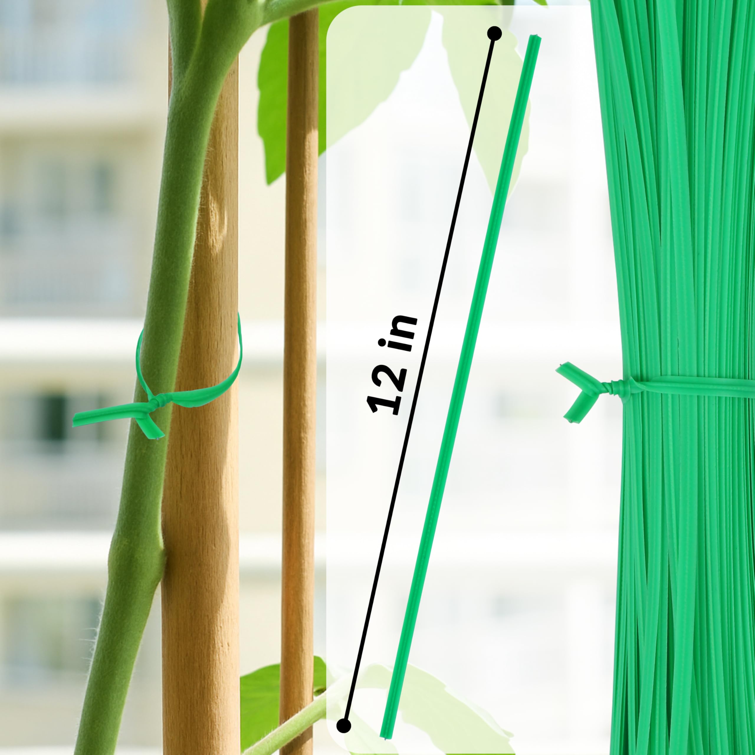 Gardzen reusable wire ties with plastic coating for multi-use garden and home tasks.