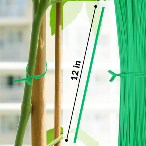 Gardzen reusable wire ties with plastic coating for multi-use garden and home tasks.