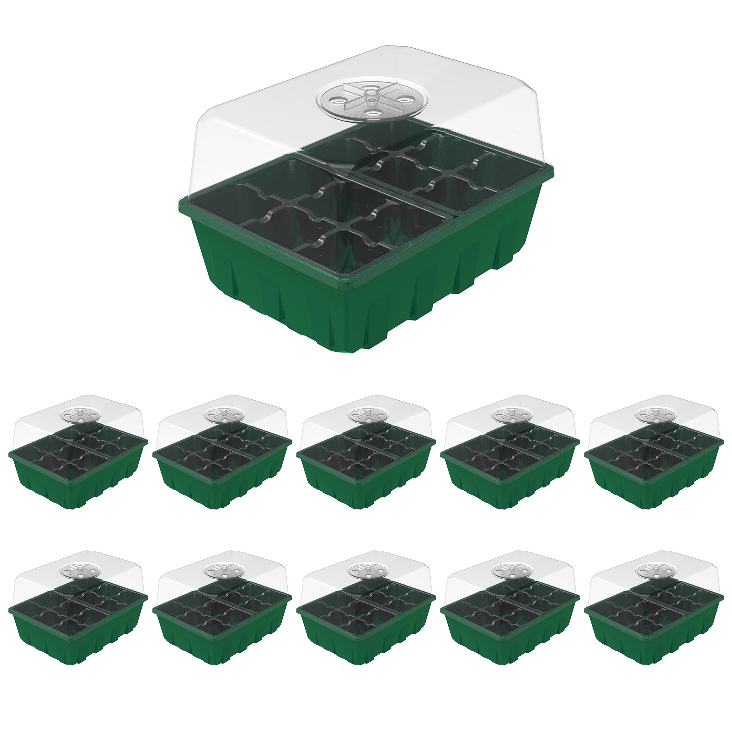 Gardzen seed propagator kit with 120-cell trays ready for indoor starting
