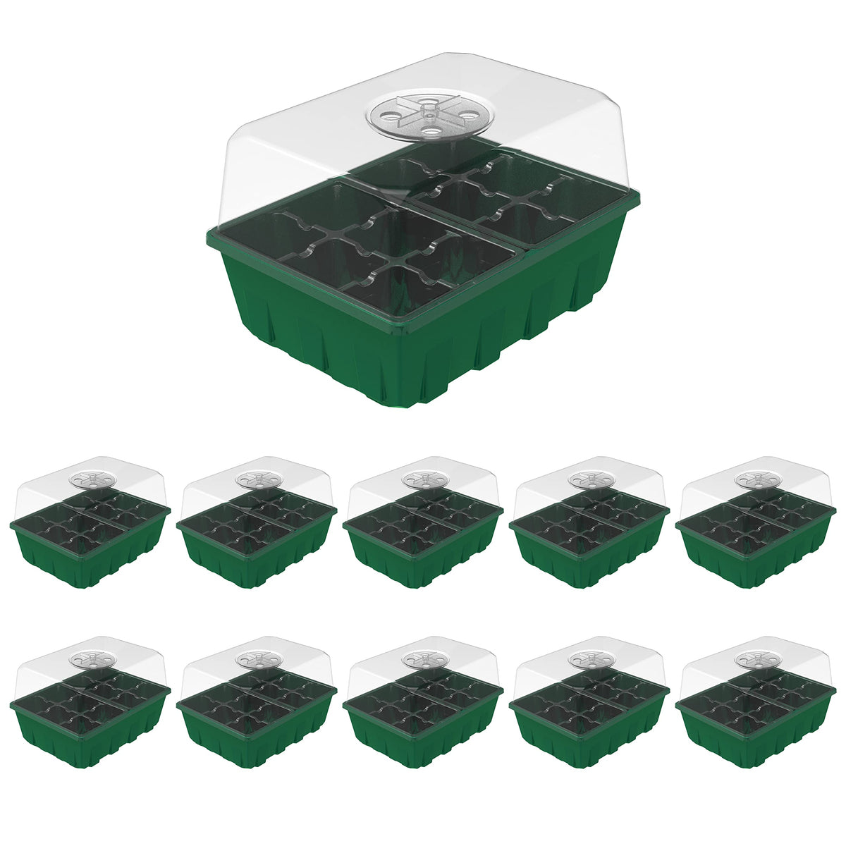 Gardzen seed propagator kit with 120-cell trays ready for indoor starting