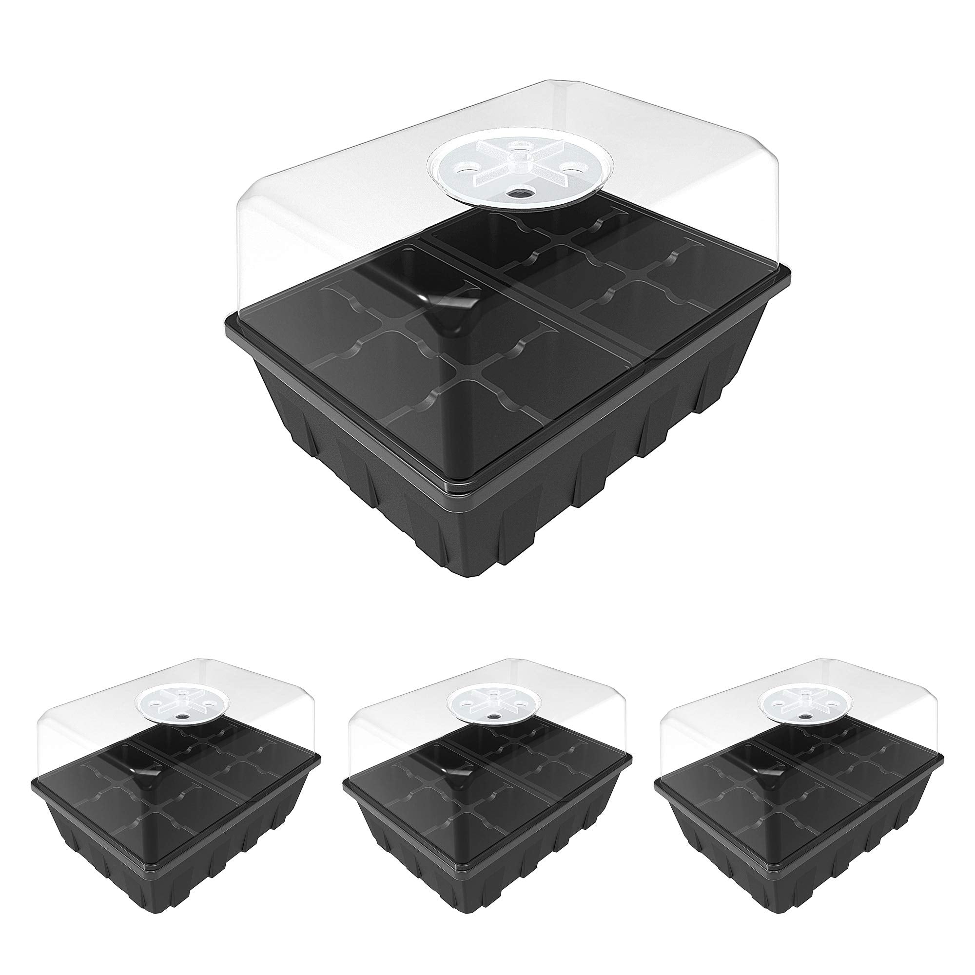 Gardzen seed start tray 36-cell offers organized germination space for reliable seed starting.