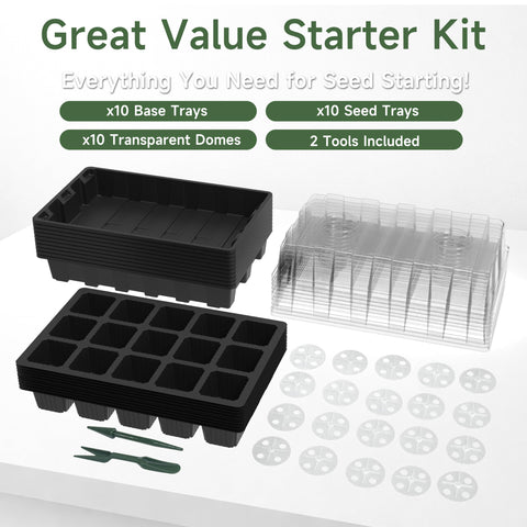Gardzen seed starter tray stickers label varieties for easy organization