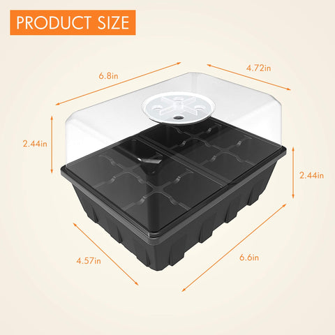 Gardzen seed starting kit ideal for flowers, vegetables, and herbs.