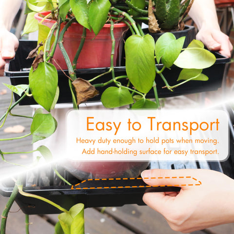 Gardzen seed-starting trays no-drain-holes prevent spills and keep areas tidy