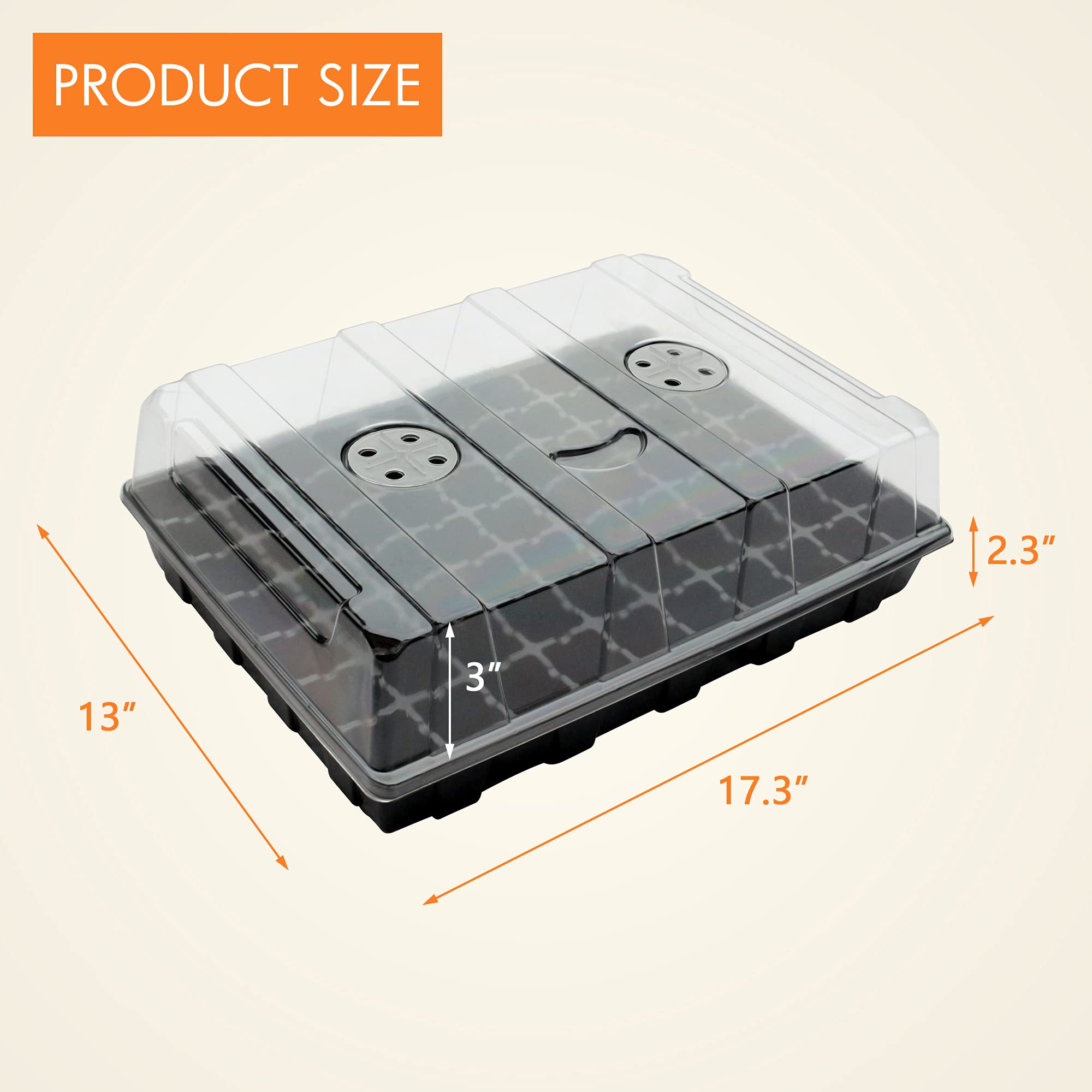 Gardzen seedling kit durable plastic designed for seasonal use