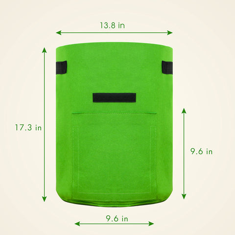 Gardzen bags show strong hand-stitched seams ensuring long-lasting durability.