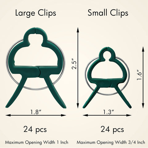 Gardzen tomato cage support clips help vines climb without pinching.