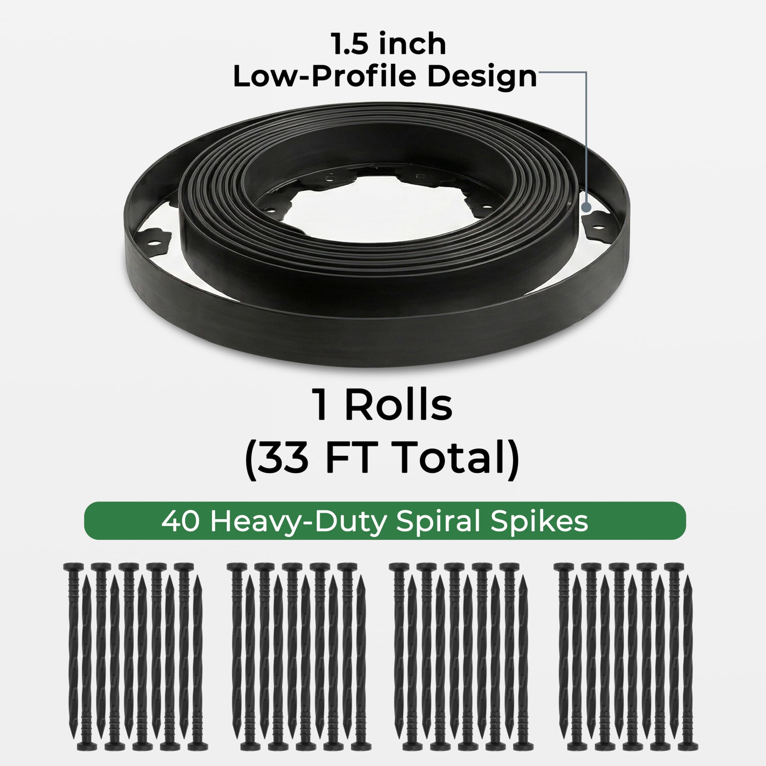 Gardzen tree ring border kit defines circular garden features.