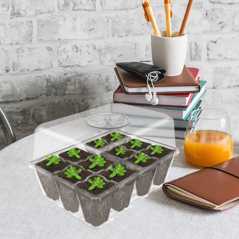 Gardzen versatile seed starter tray suitable for flowers, vegetables, and herbs