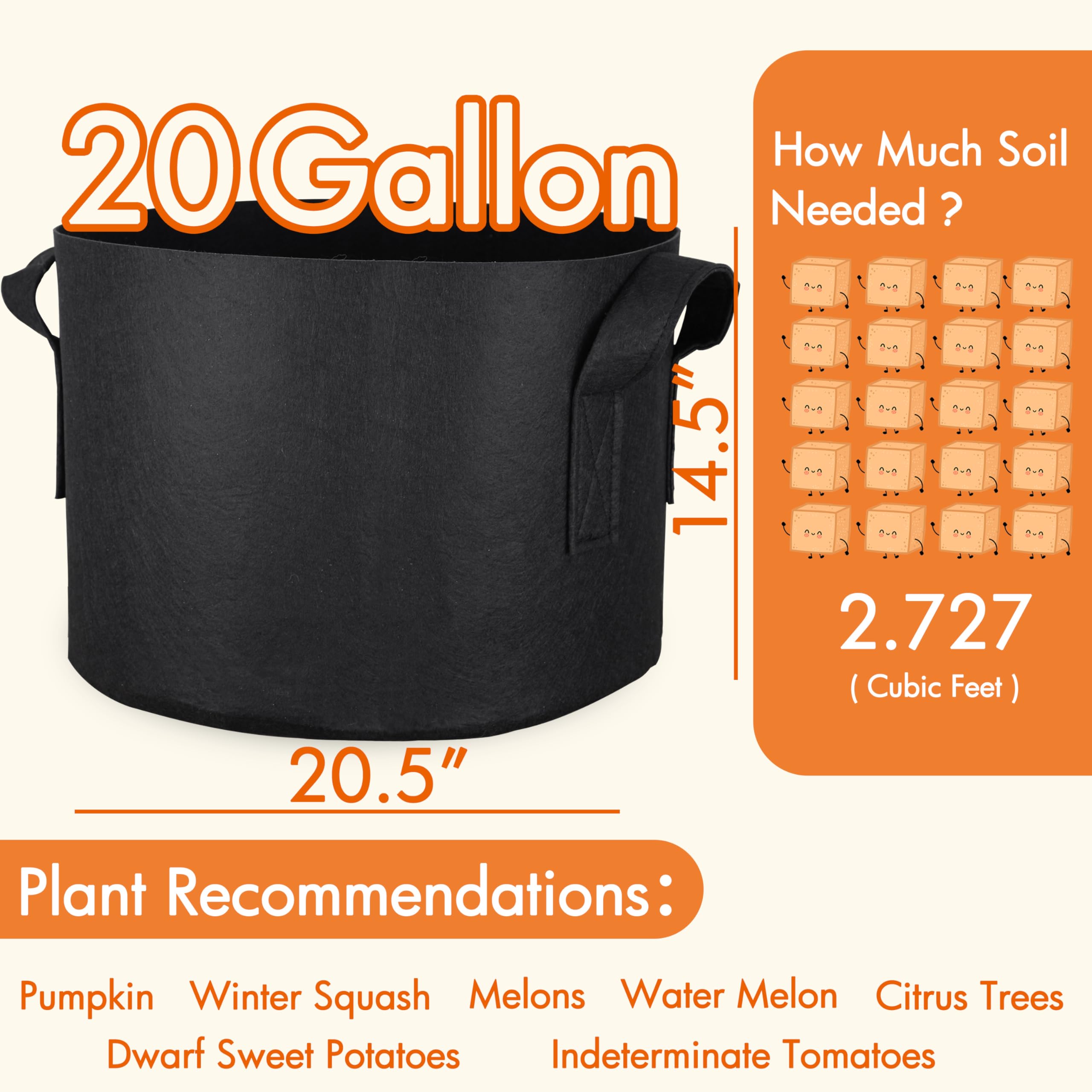 Gardzen washable grow bags ready for reuse across seasons.