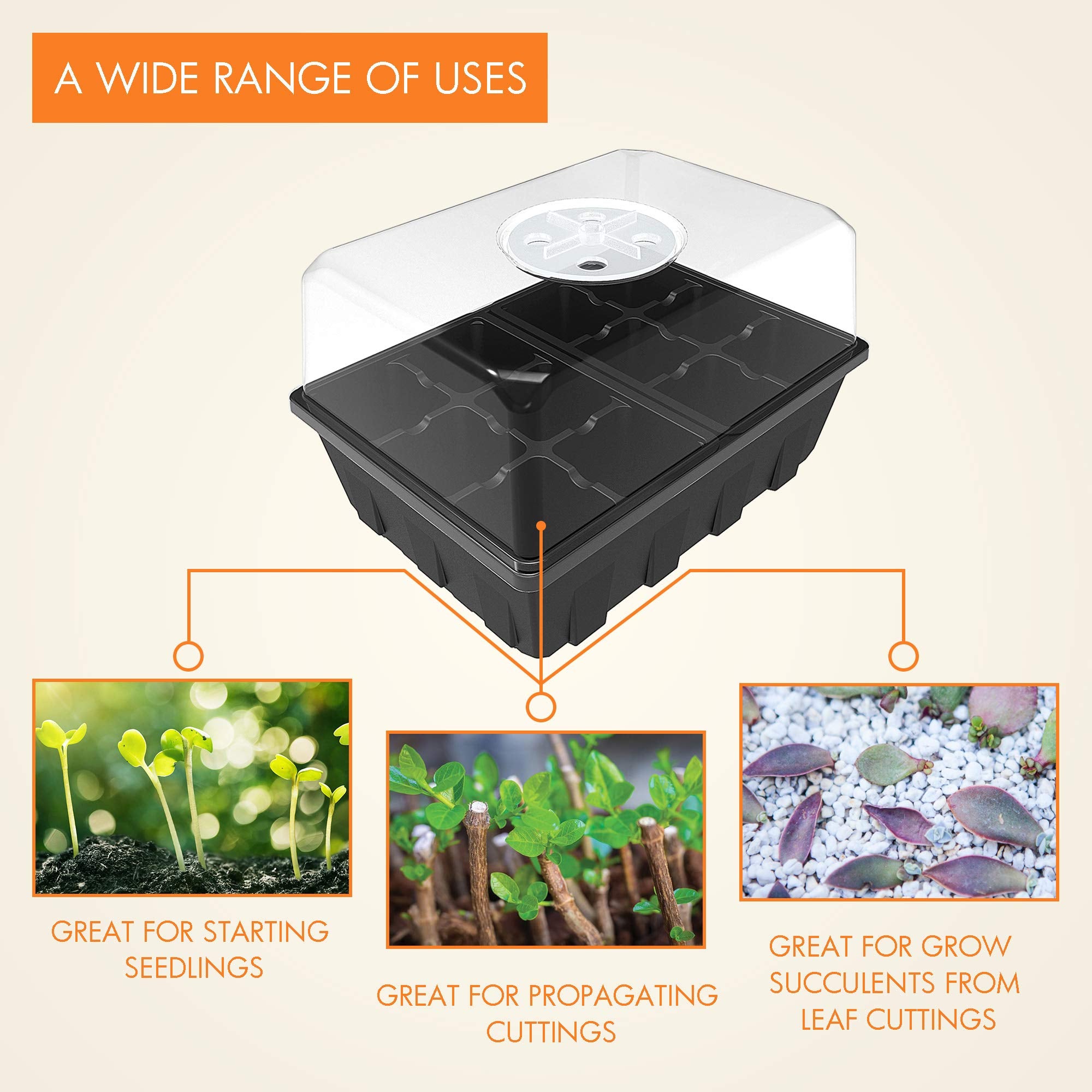 Gardzen compact kit fits on a windowsill for efficient indoor germination.