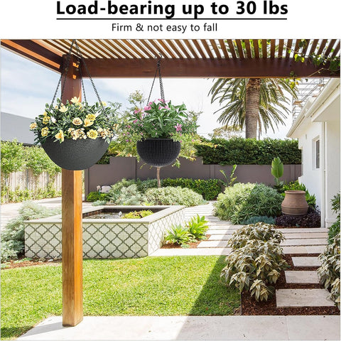 garini adjustable hanging chains with hooks enable easy height customization for planters