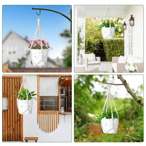 Garini macrame hanger makes a thoughtful gift for plant lovers.