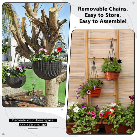 garini hanging chain with four S hooks simplifies setup