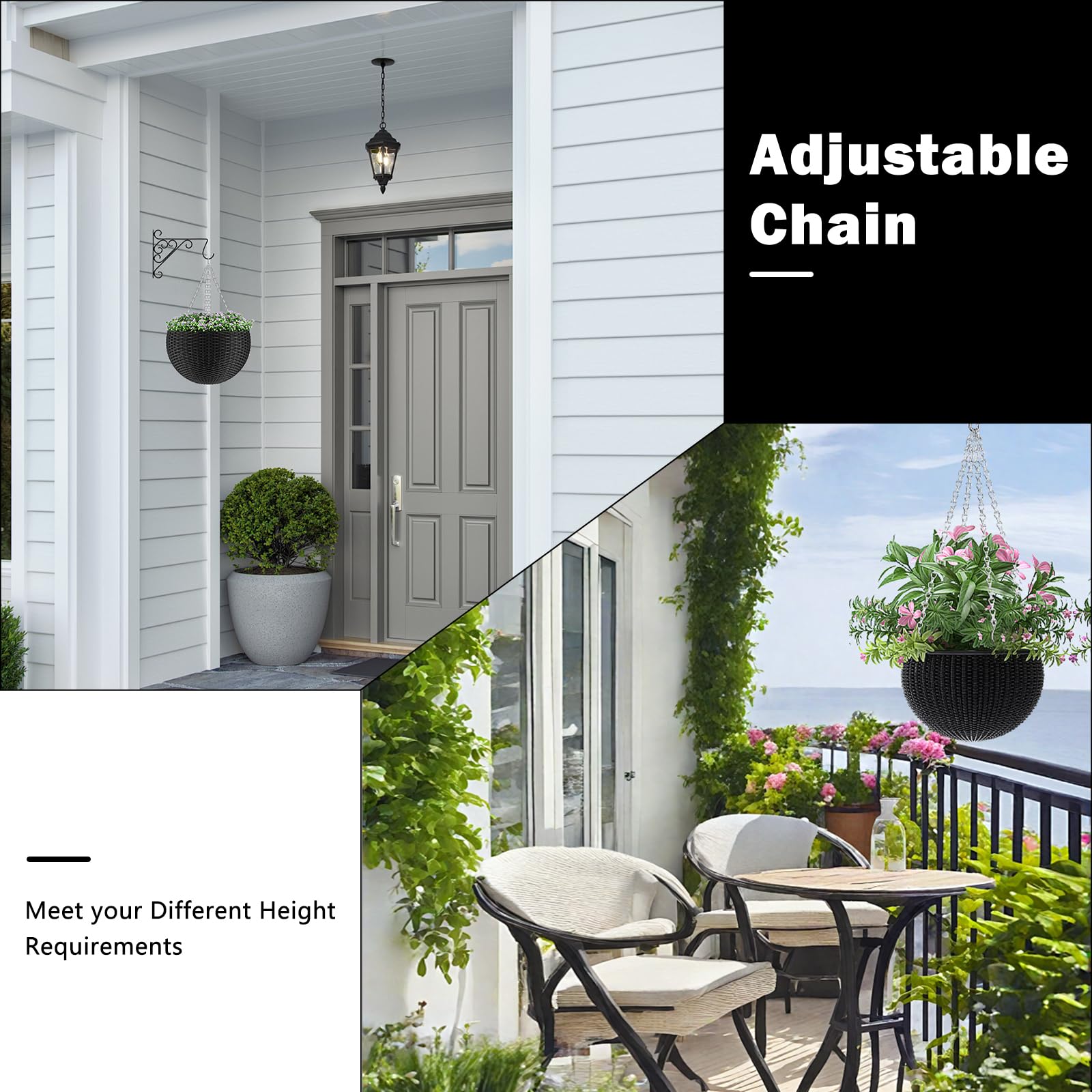Garini multi-use hanging chain suitable for baskets, lanterns, wind chimes
