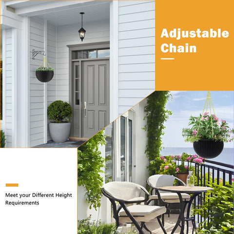 Garini multi-use chains suited for lanterns and bird feeders.