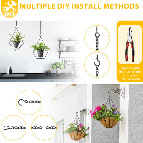 Garini screw hooks clips kit for customizable hanging configurations.