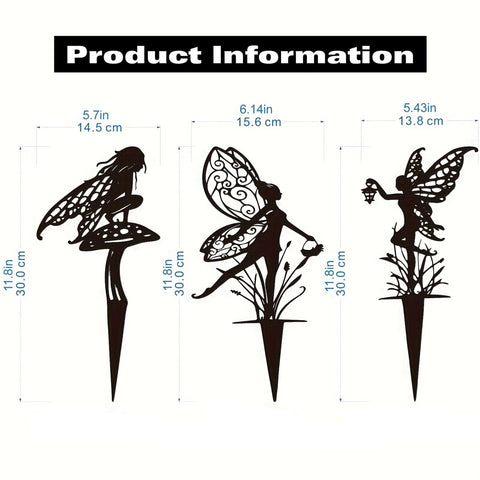 Garkup fairy garden stake sunrise sprite brightens borders with delicate magic