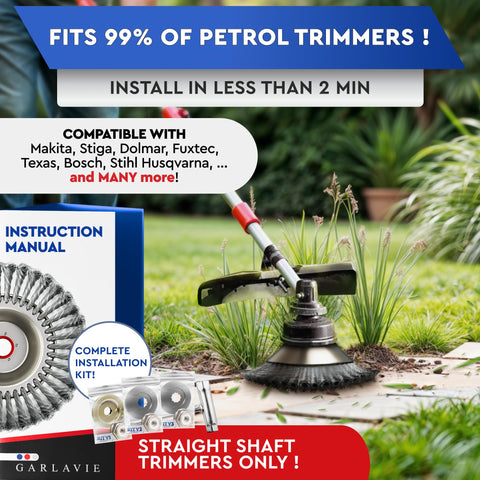 Garlavie compatibility with Stihl, Echo, Husqvarna offers versatile tool fit.