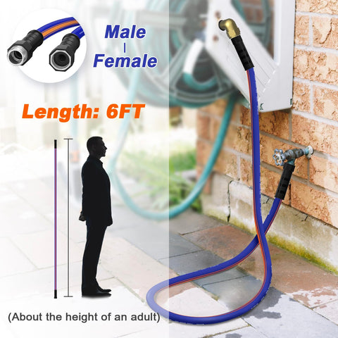 Garlephant natural rubber hose with no plastic smell or toxins