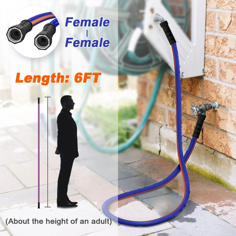 Garlephant natural rubber hose with no plastic smell for safe gardening
