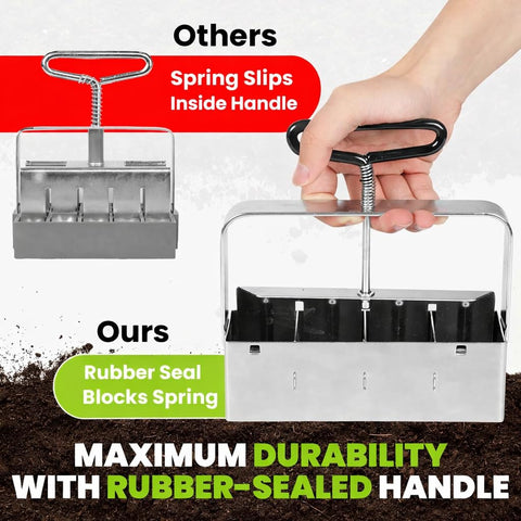 Garlump Tillerman rubber-sealed handle provides secure grip and anti-slip performance.