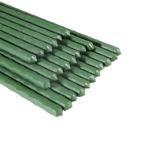 Garmeinea garden stakes 36-inch pack 25 with rustproof coating for climbing plants.