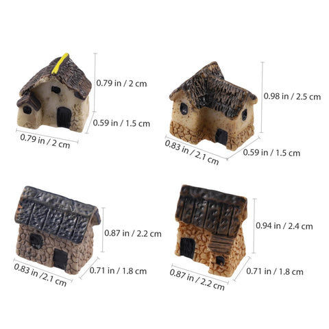 Garneck miniature stone house for indoor or outdoor fairy gardens