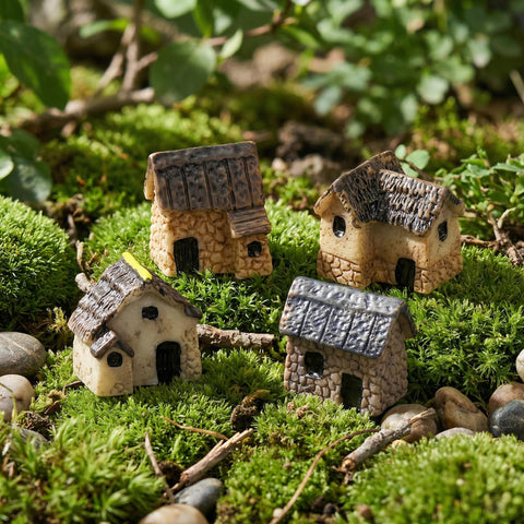 Garneck tiny village house adds charm to micro landscapes