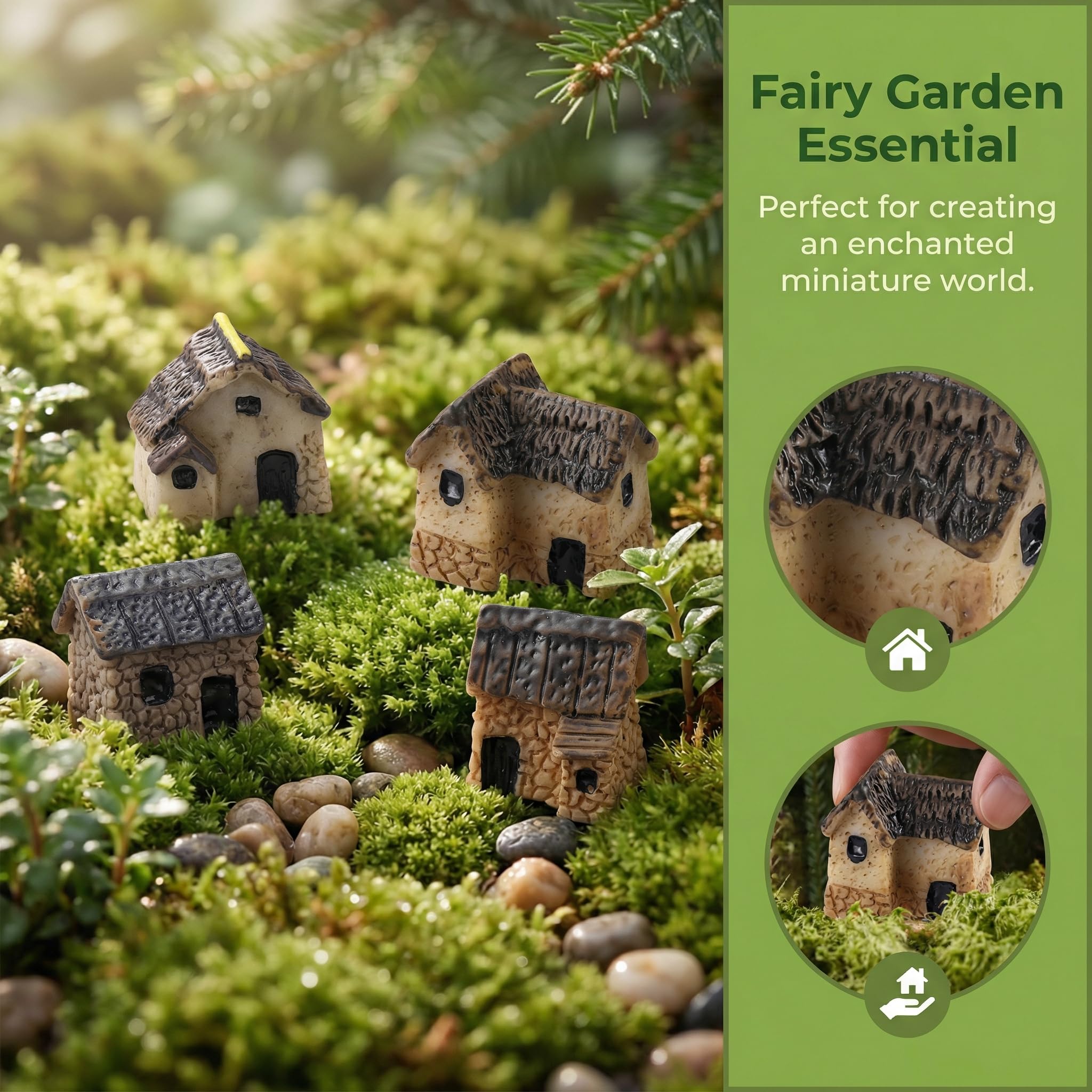 Garneck fairy garden house set ideal for DIY garden projects