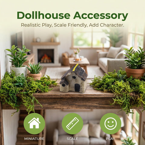 Garneck stone look miniature house for garden scenes