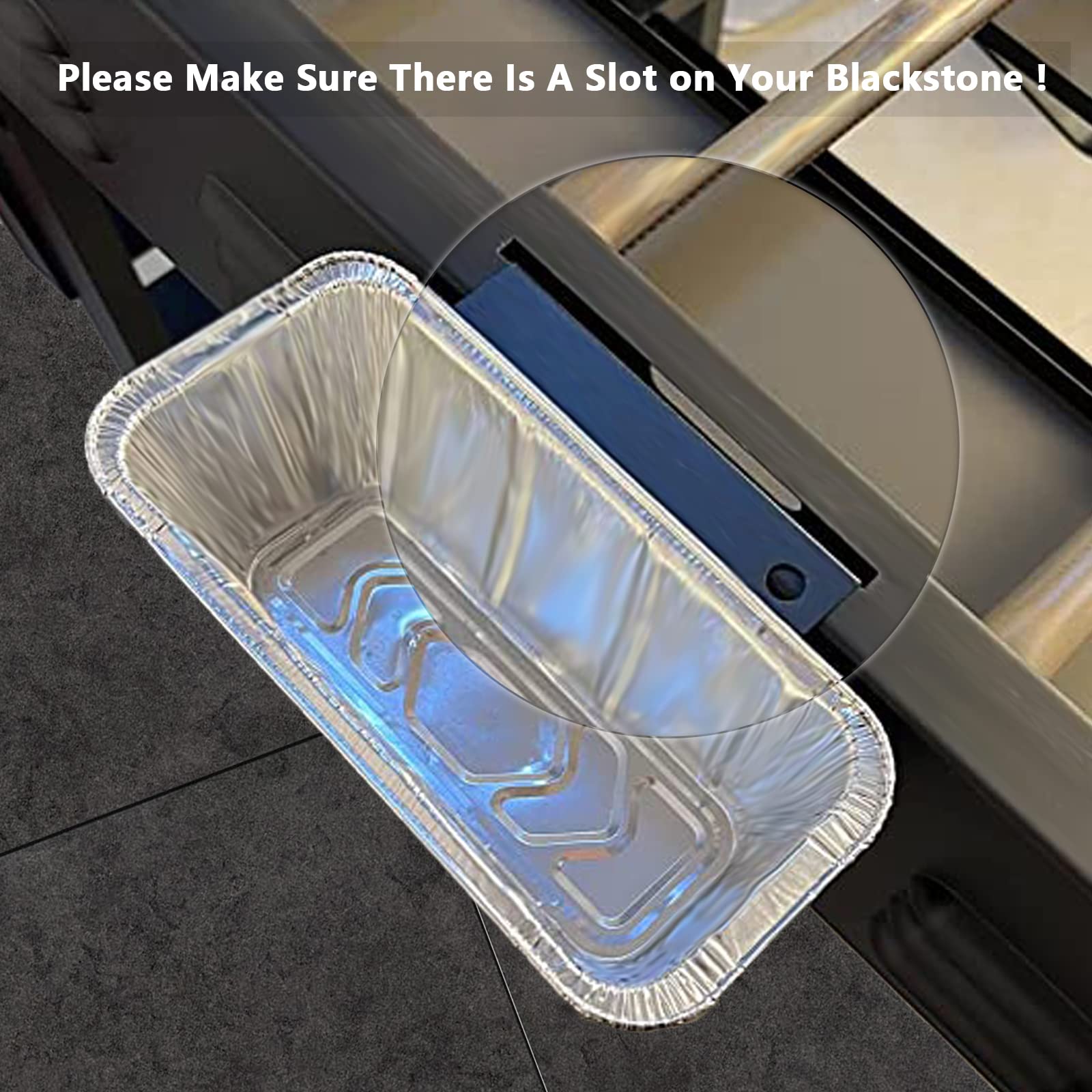 GARNETIN drip pan dimensions 7x3-2-8 inches for precise fit.