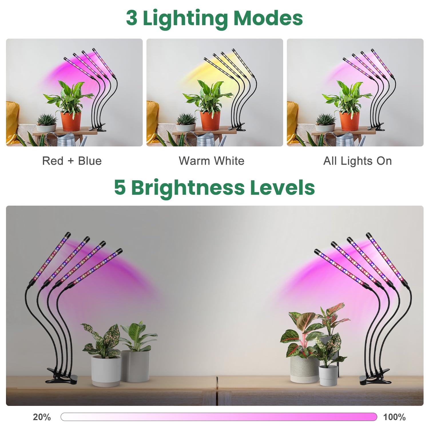 Garpsen 360-gooseneck lets you angle light precisely.