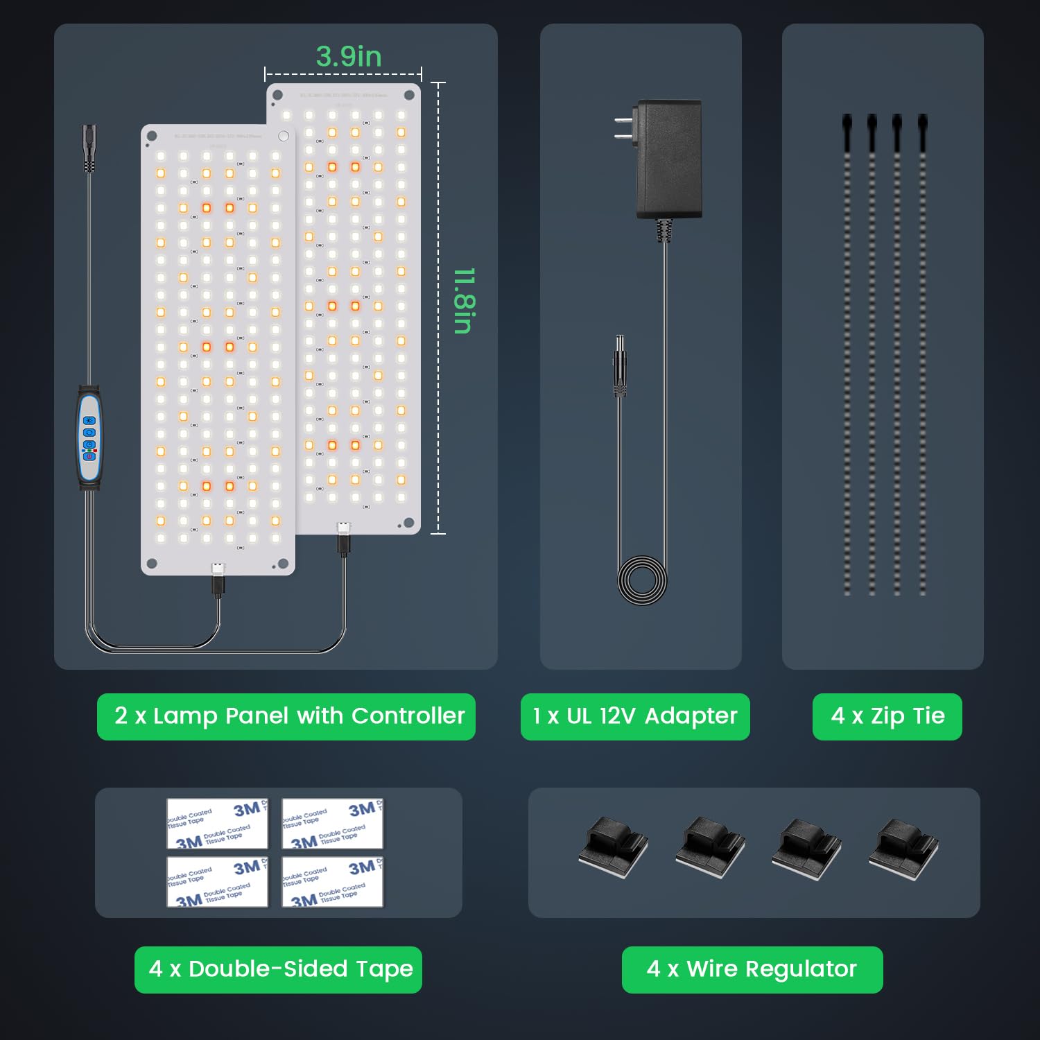 UL 12V adapter powers Garpsen lights safely.
