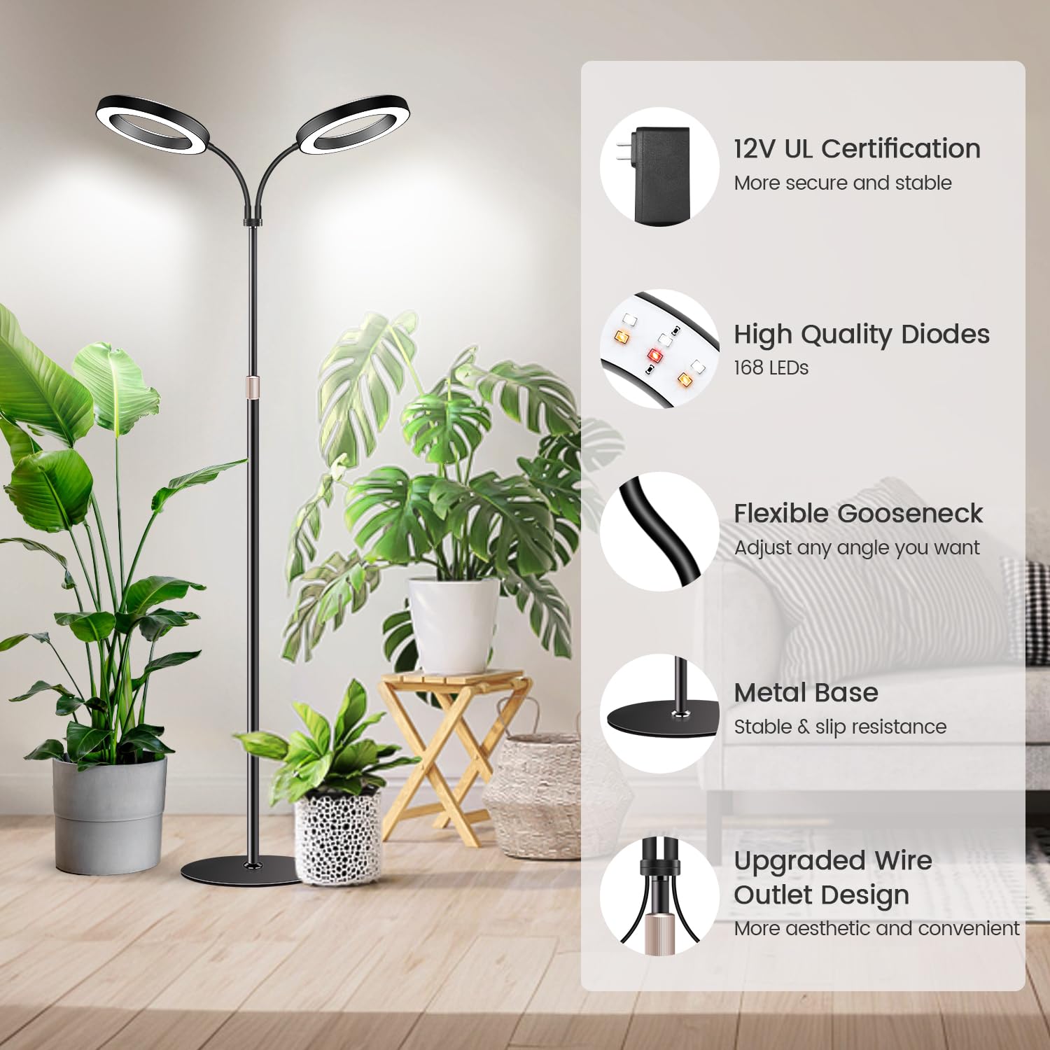Garpsen Halo Grow Lights timer module enables reliable daily light cycles