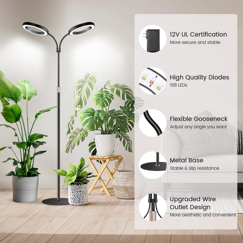 Garpsen Halo Grow Lights timer module enables reliable daily light cycles