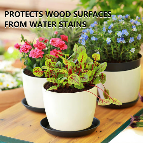 Garrdeen 10-inch plant saucer edge detail for reliable use.