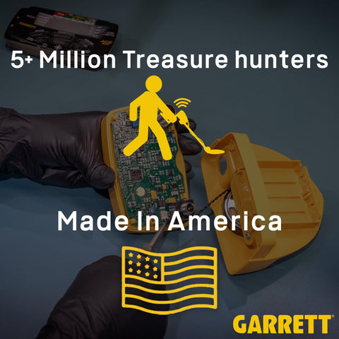 Garrett ACE 300 searchcoil cover protecting the coil from rocks and debris.
