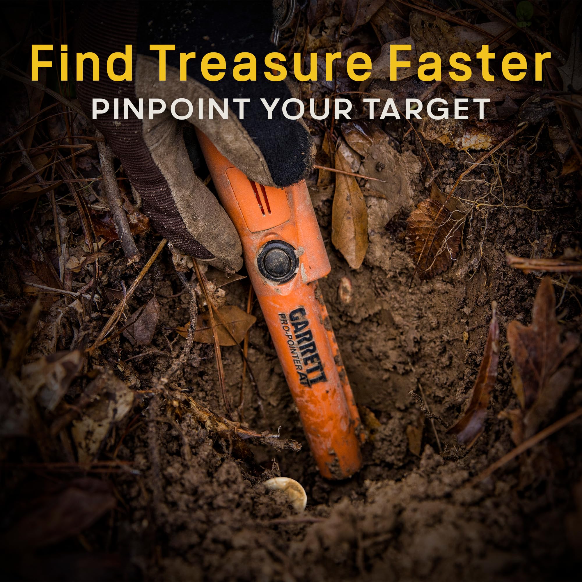 Garrett Pro-Pointer AT orange body enhances visibility during hunts on land or water