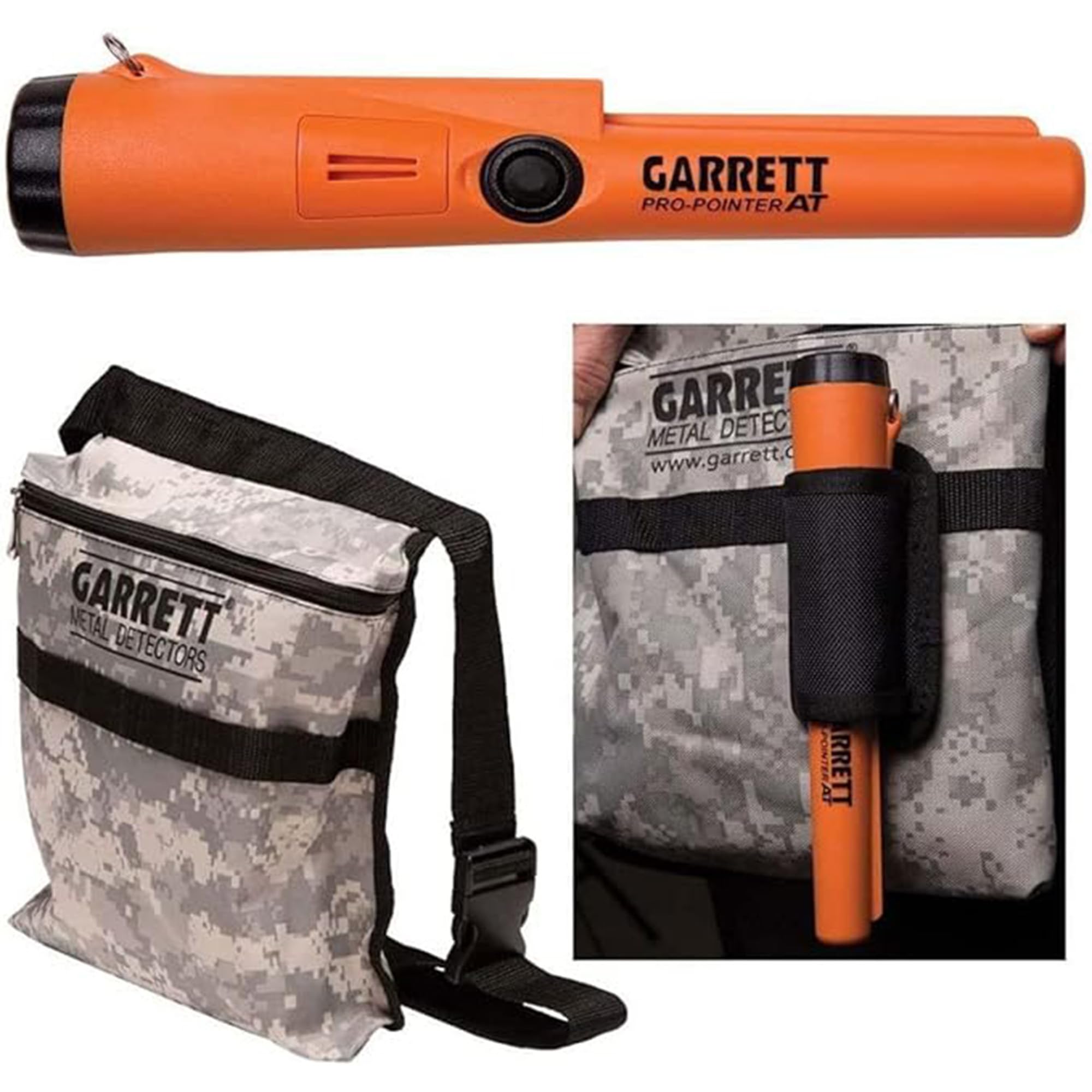 Garrett Pro-Pointer waterproof pinpointer enables reliable underwater detection for treasure hunting.