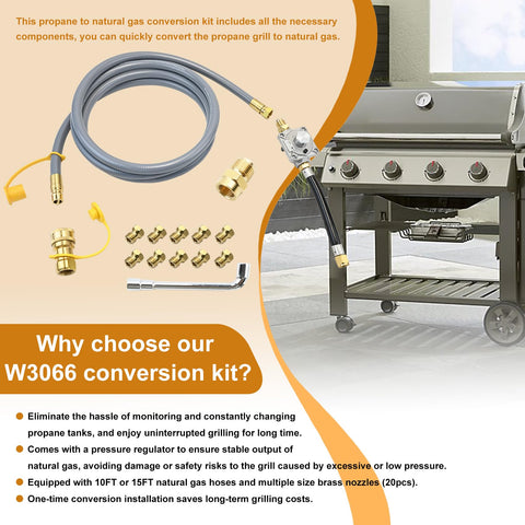 Garsoo complete Weber conversion kit in packaging ready for use.