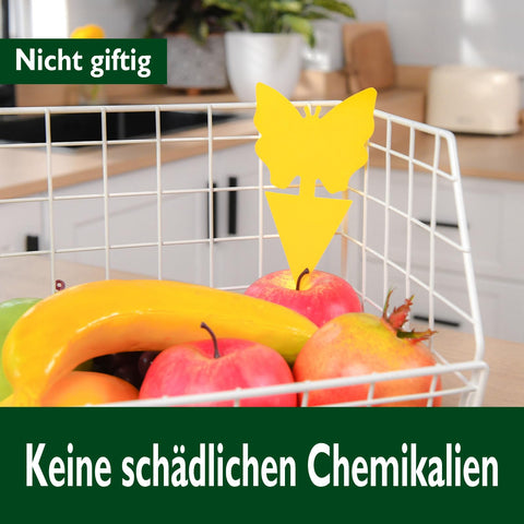 Garsum yellow sticky trap flower-shape variant blends with plants