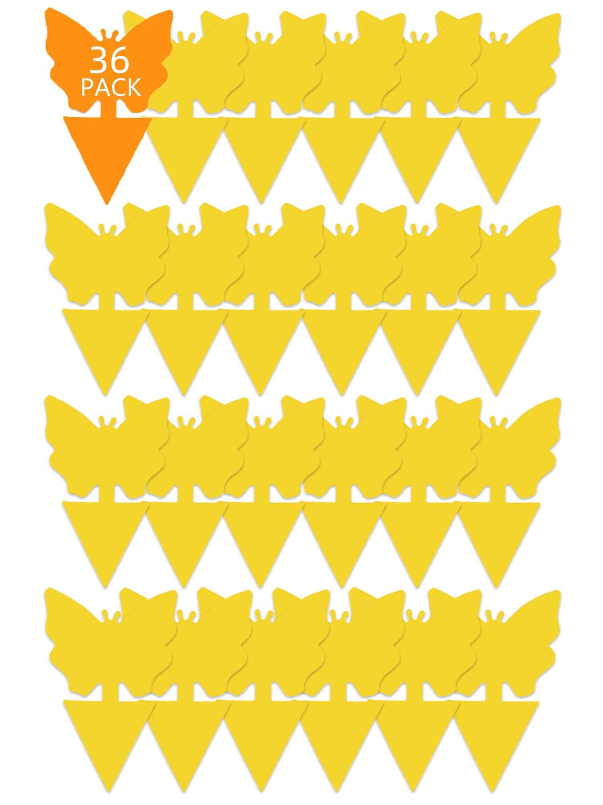 Garsum yellow sticky trap kitten shape attracts and traps pests indoors.