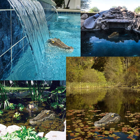 GARTENGERATE durable resin outdoor gator head designed for long-lasting use.