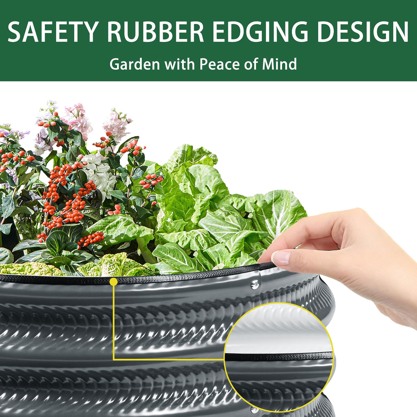 Gartist includes protective gloves for safe gardening during installation and maintenance.
