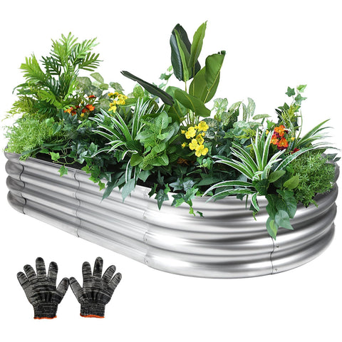 Gartist raised garden bed 8x4x1ft assembly, ideal for quick setup.